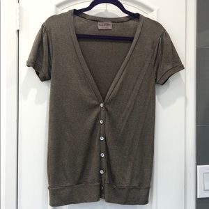 Michael Stars cap sleeve cardigan